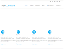 Tablet Screenshot of pepcompany.net